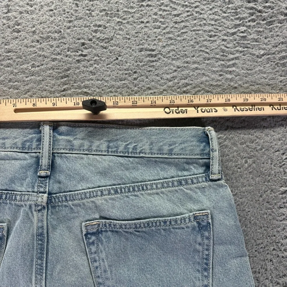 Old Navy Built-In Tough Jeans Mens 34x30 Blue Cotton Denim Tapered Distressed